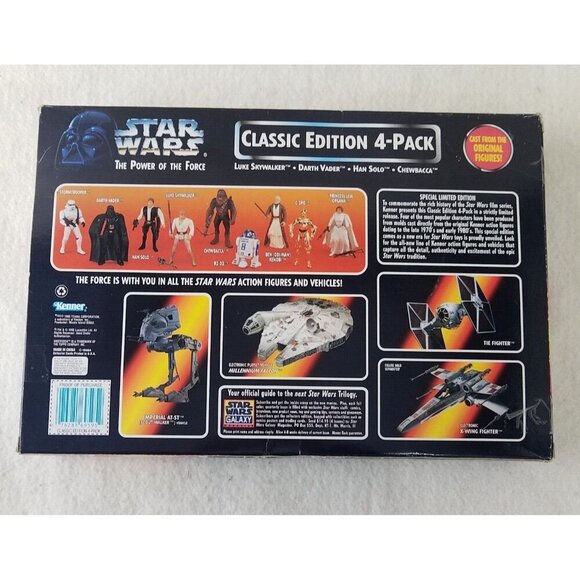 Star Wars Power of The Force 1995 Classic Edition 4-pack Kenner 69595 topps card - Picture 6 of 11